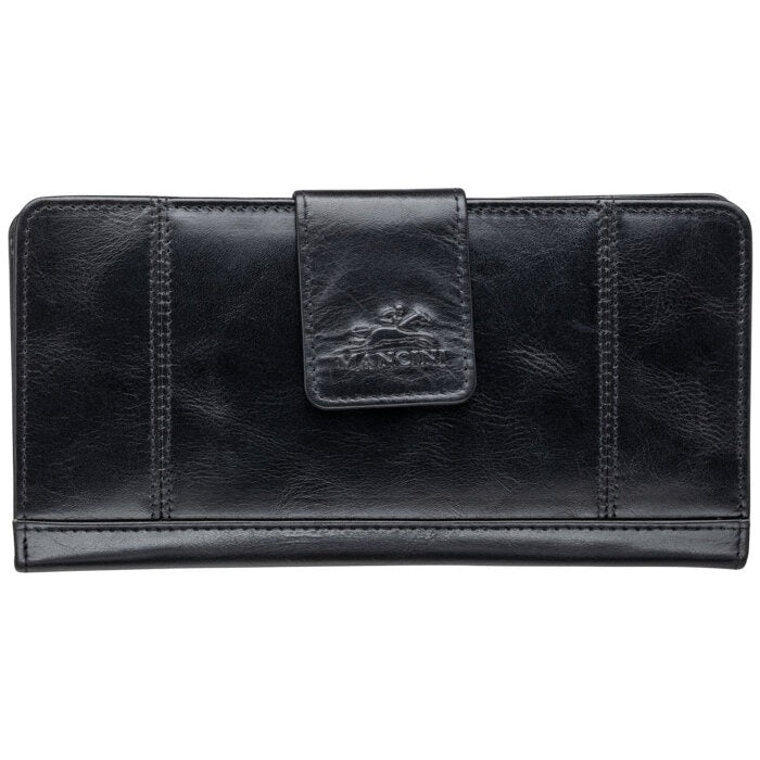 Mancini Casablanca Ladies’ RFID Secure Clutch Wallet 1