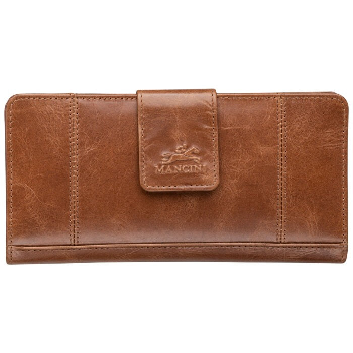 Mancini Casablanca Ladies’ RFID Secure Clutch Wallet 4