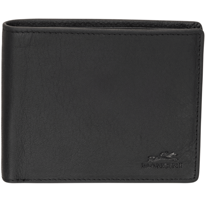 MANCINI Buffalo RFID Secure Wallet with Coin Pocket 2