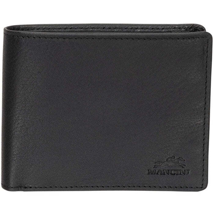 MANCINI Buffalo RFID Secure Left Wing Billfold 12