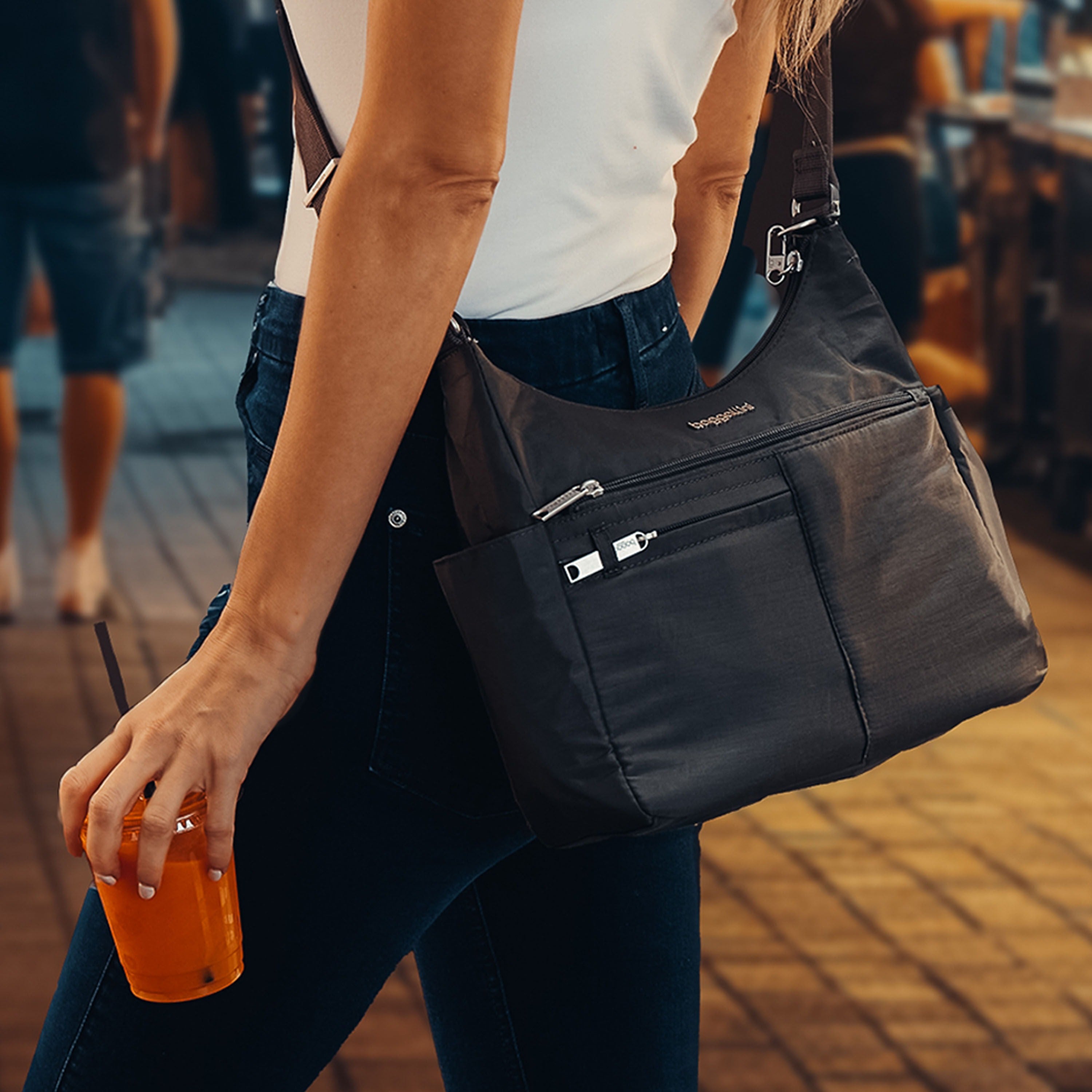 Securtex® Classic Anti-Theft Free Time Crossbody Bag 11