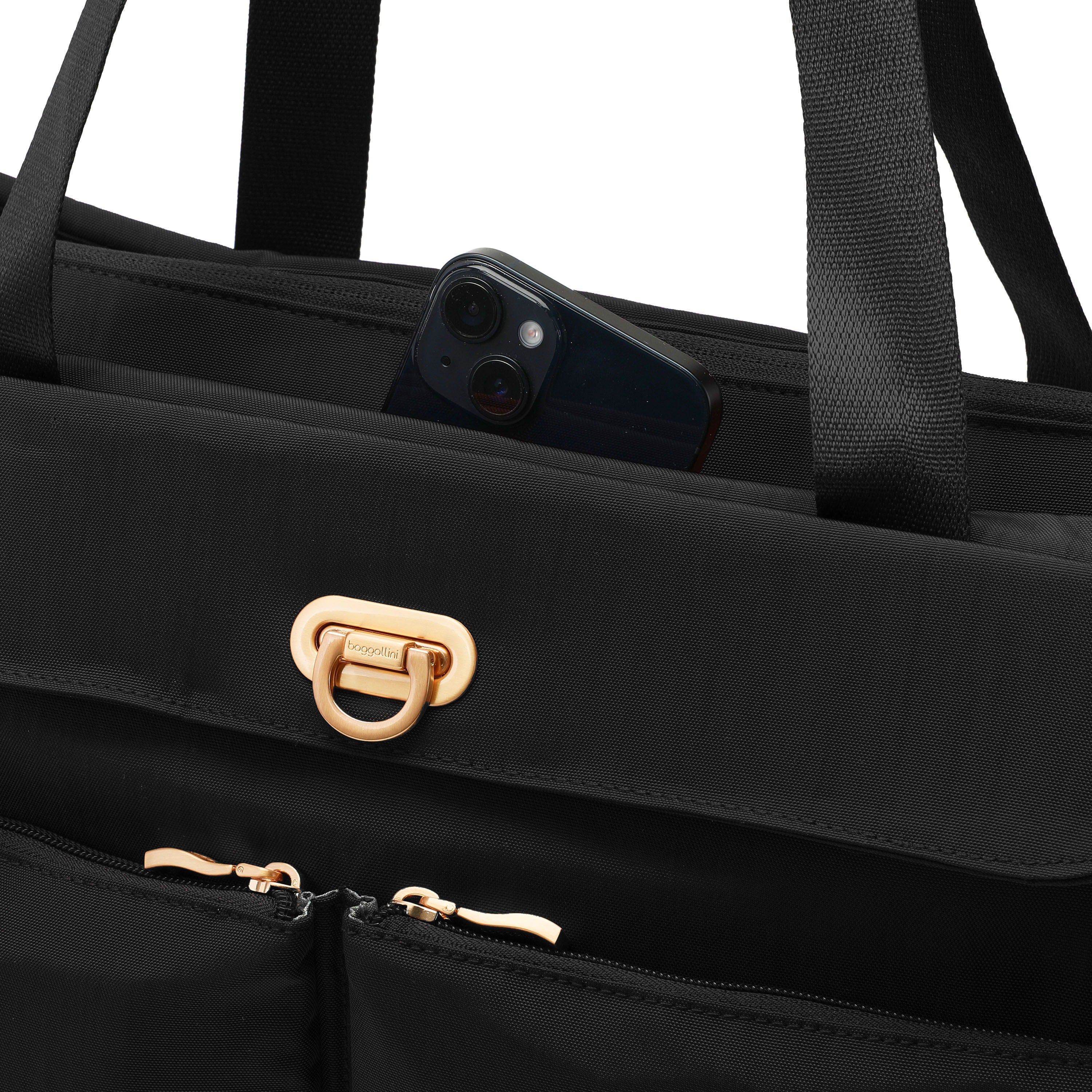 Coastal Flip Lock Tote 16