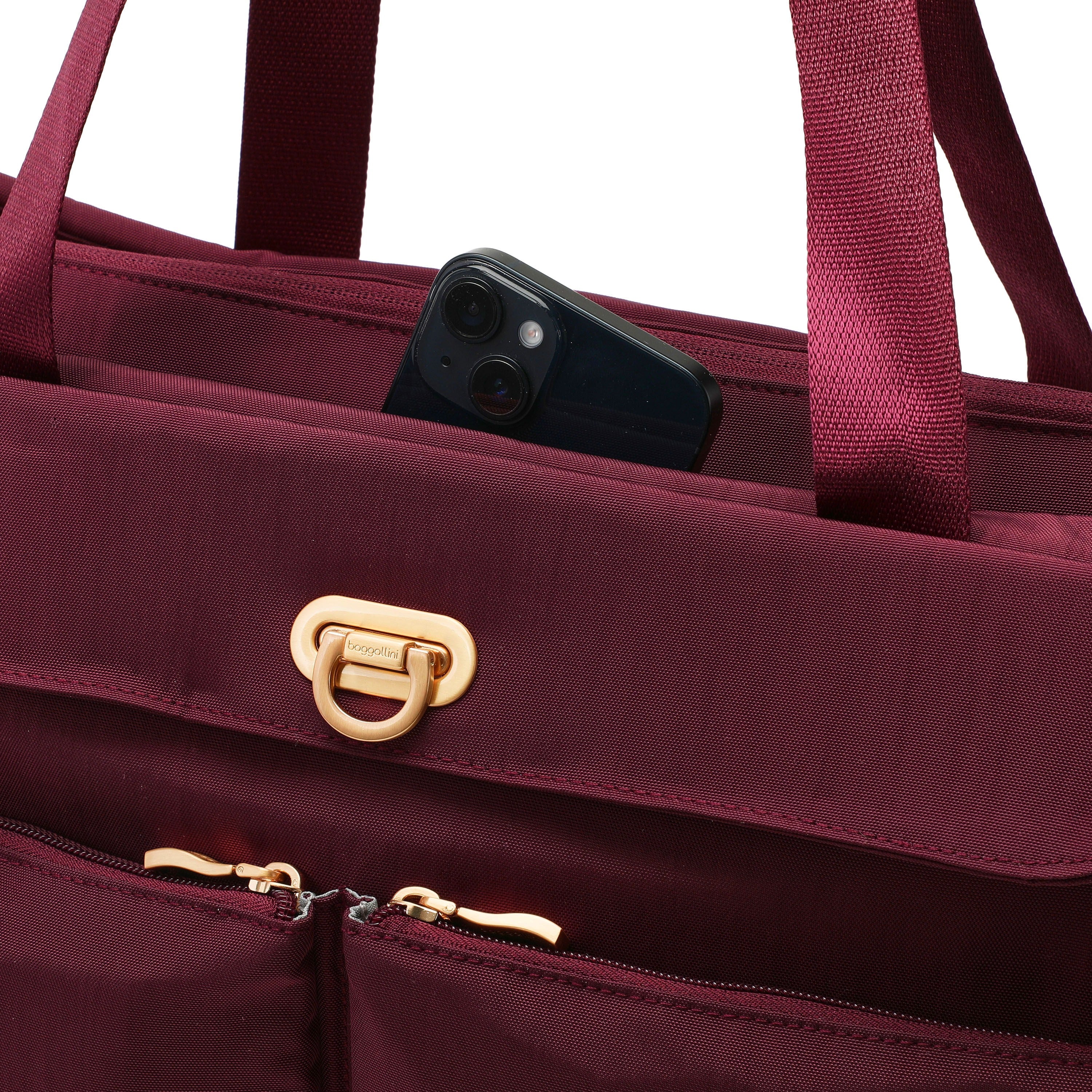 Coastal Flip Lock Tote 12