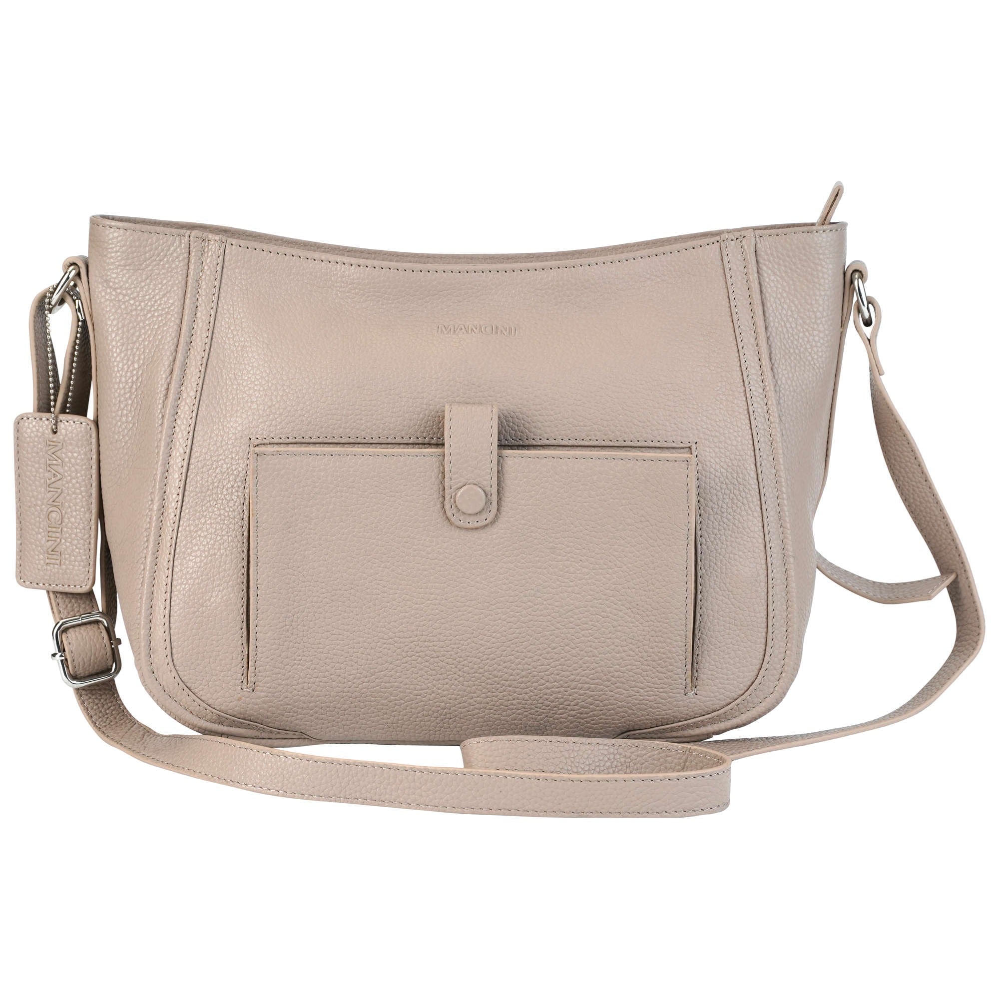 Mancini Pebbled Sophia Crossbody Bag 13