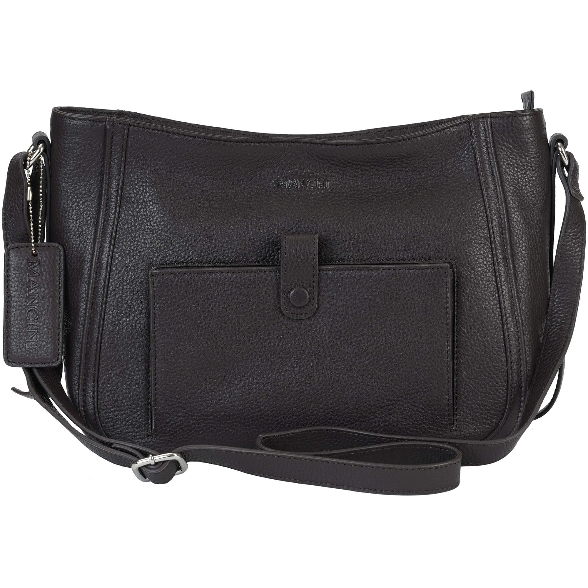 Mancini Pebbled Sophia Crossbody Bag 30