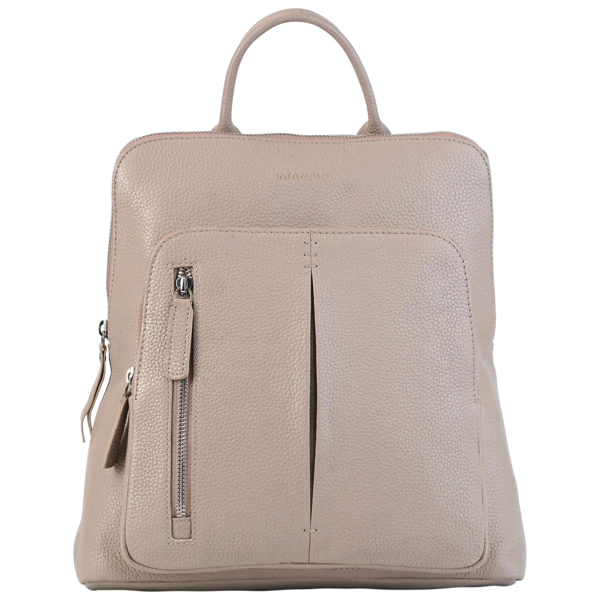 Sac à dos en cuir grainé Mancini 9