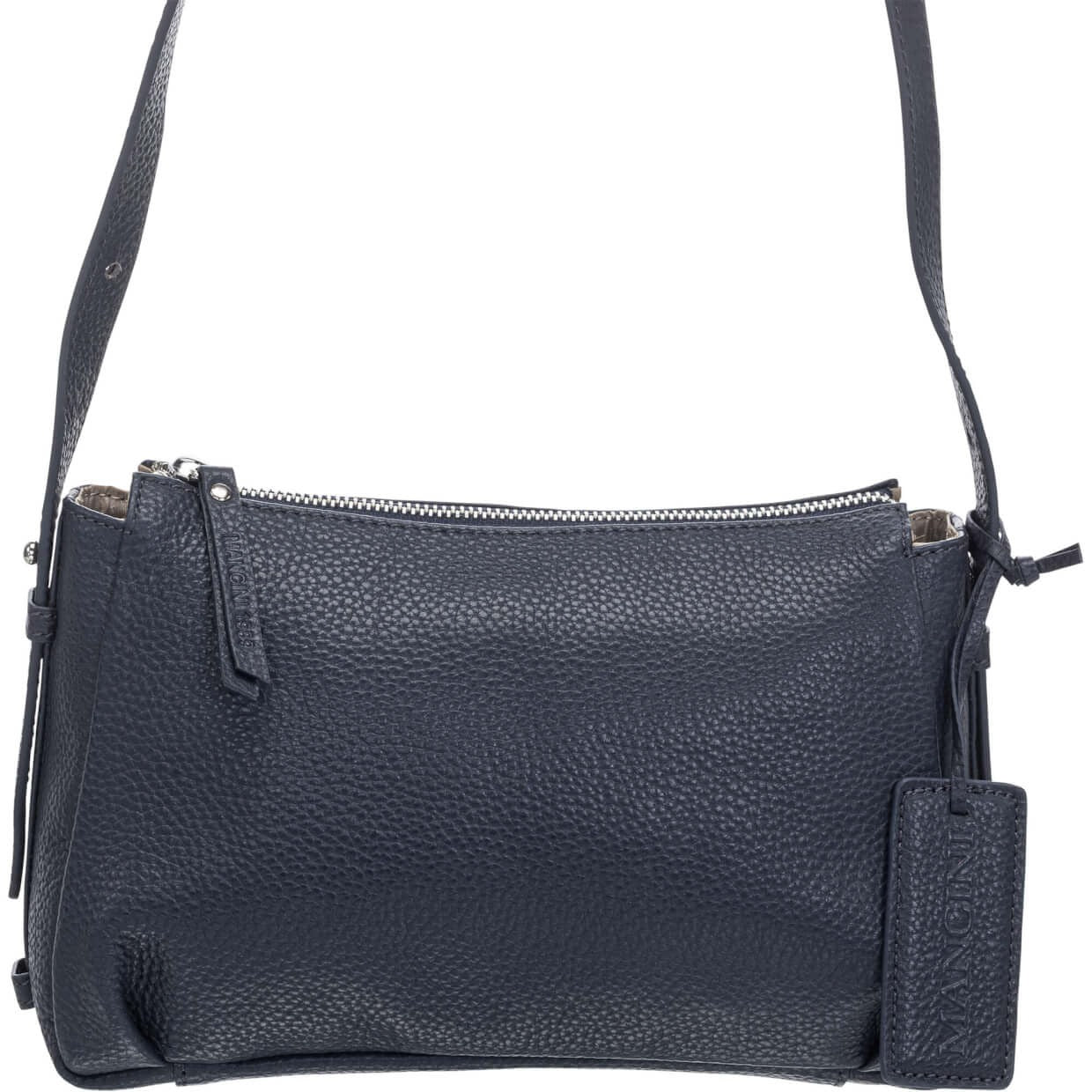 Mancini Pebbled Charlize Crossbody Bag 8