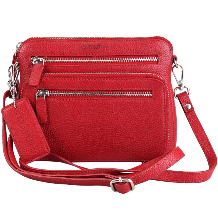 MANCINI Pebbled Valerie Small Crossbody Bag 2