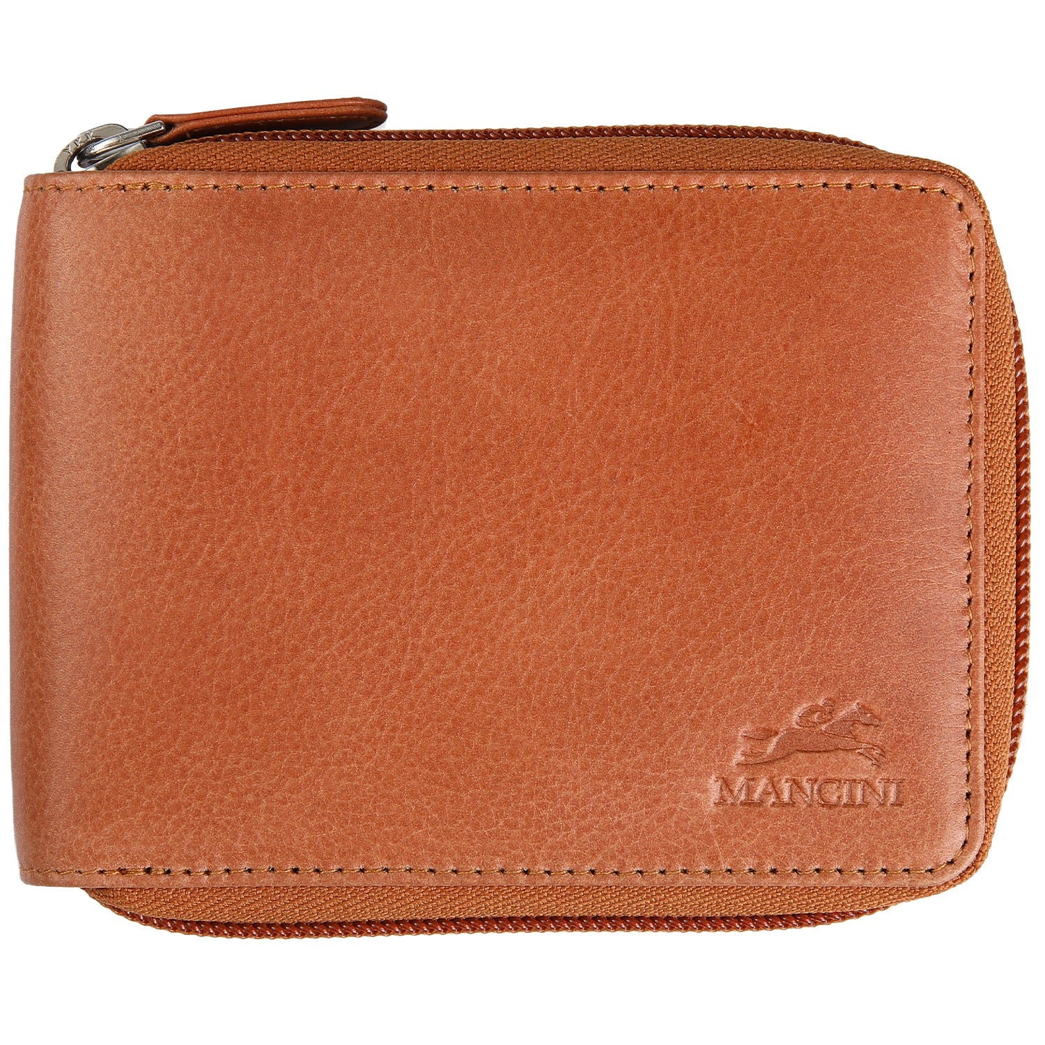 MANCINI Bellagio Zippered RFID Billfold with Removable Passcase 2