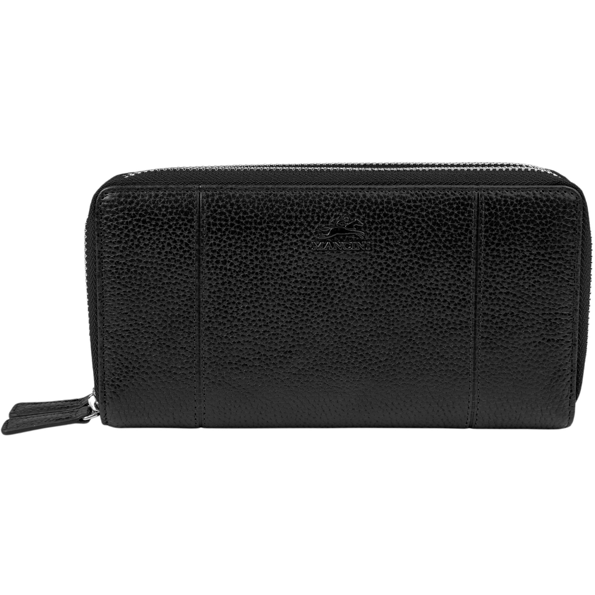Mancini Fifth Avenue RFID Secure Double Zipper Wallet 4
