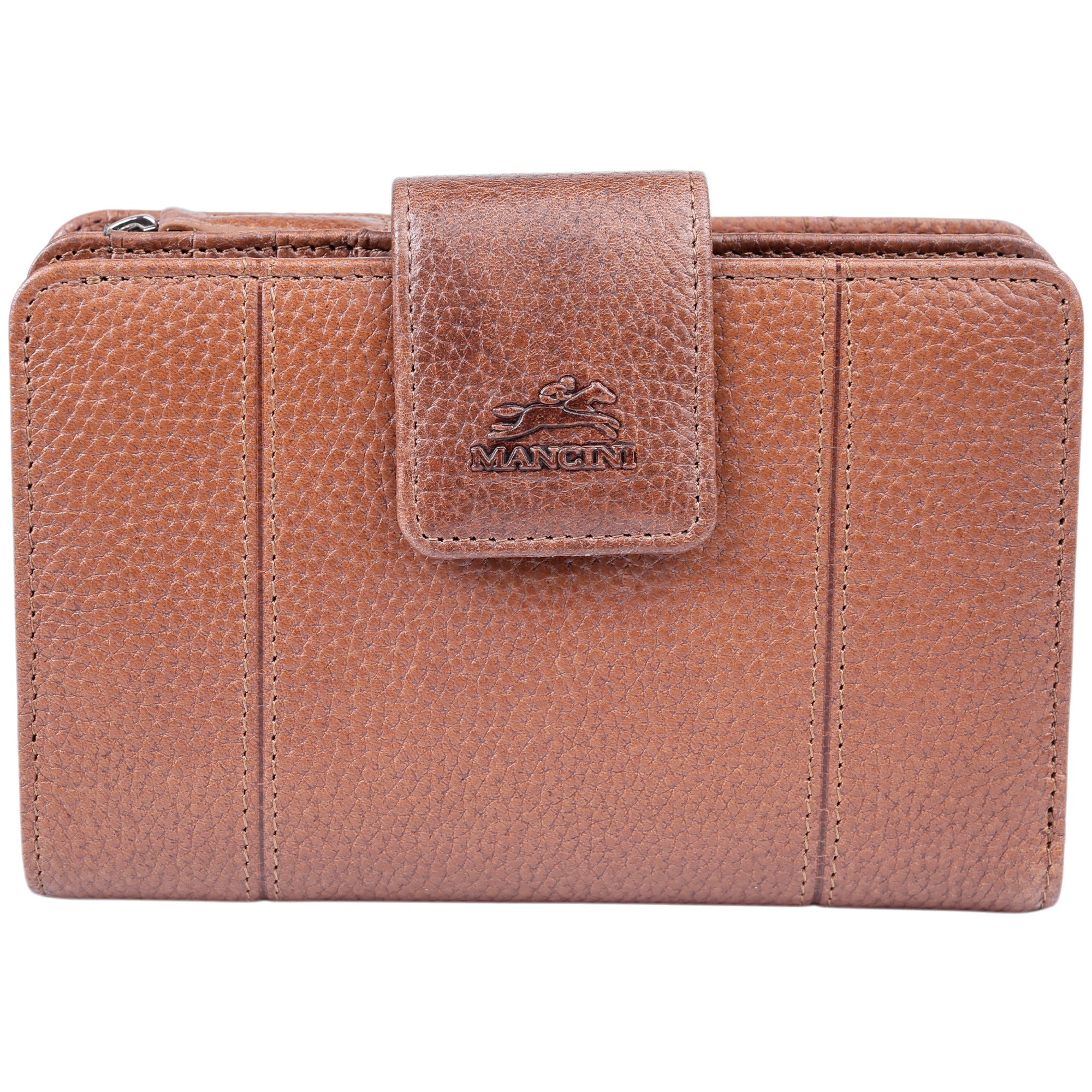 Mancini Fifth Avenue RFID Secure Medium Clutch Wallet 20
