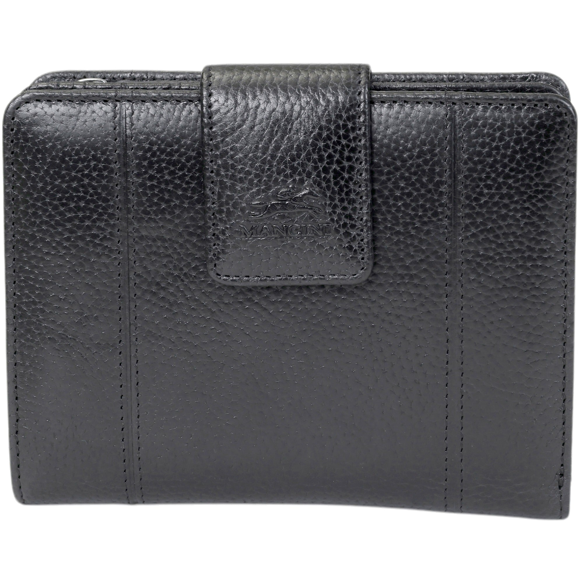 Mancini Fifth Avenue RFID Secure Medium Clutch Wallet 4