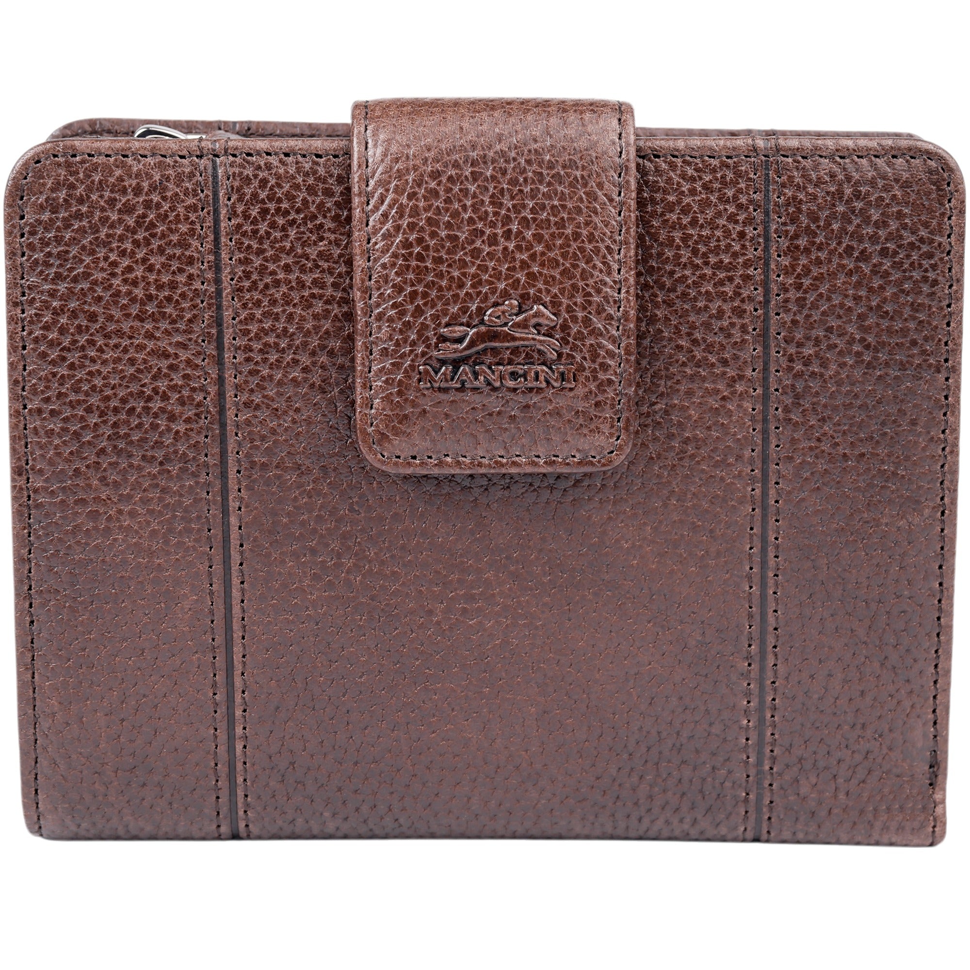 Mancini Fifth Avenue RFID Secure Medium Clutch Wallet 21