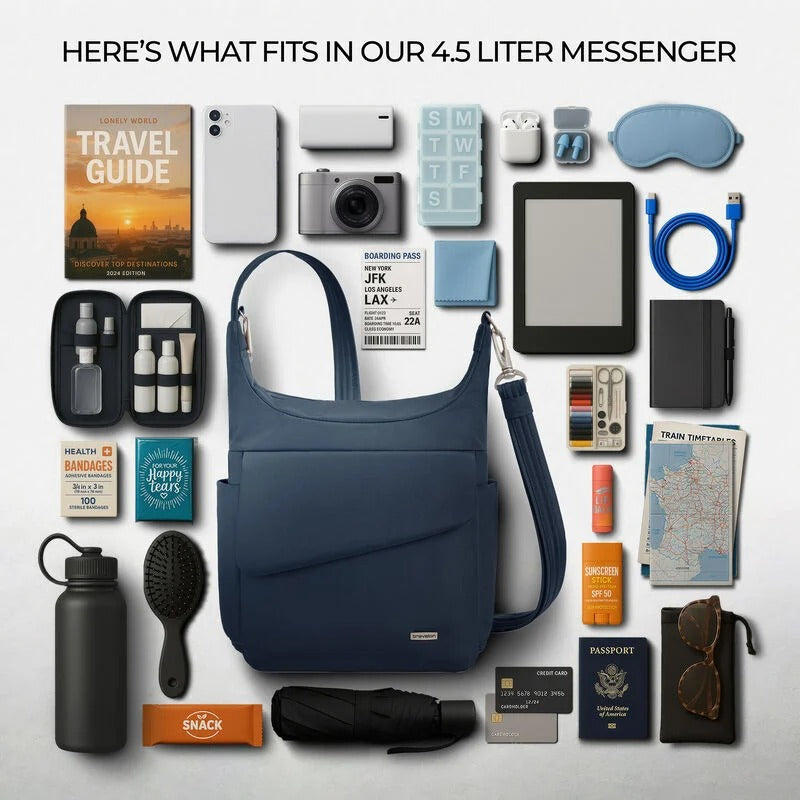 Travelon Anti-Theft Classic Messenger 68
