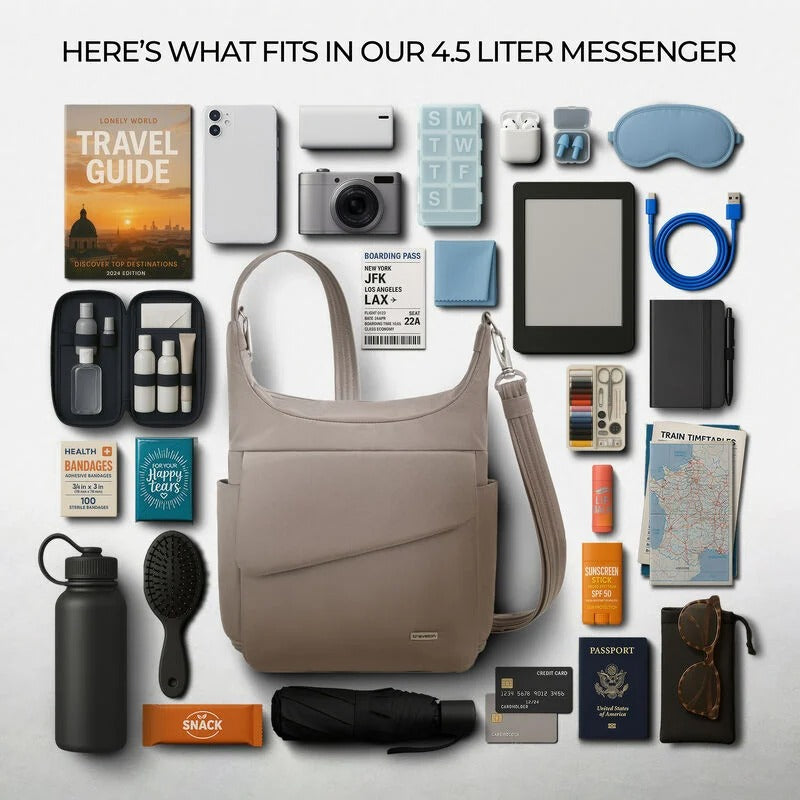 Travelon Anti-Theft Classic Messenger 36