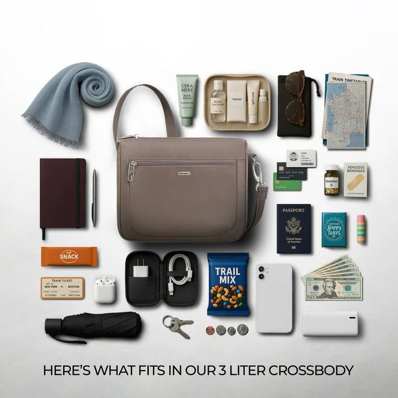 Travelon Anti-Theft Classic Small E/W Crossbody 11