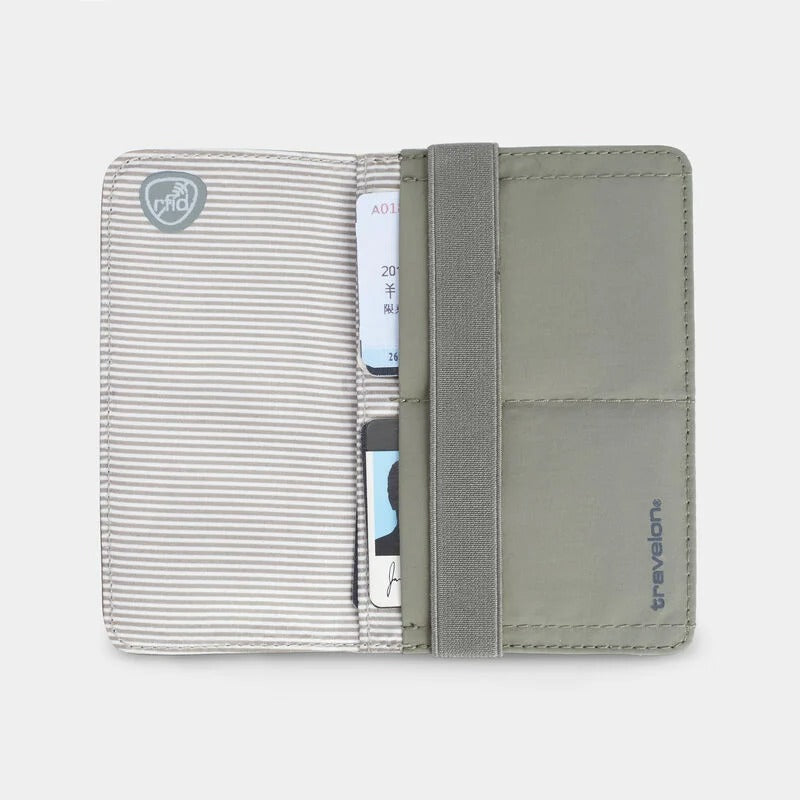 Travelon RFID Blocking Flap Closure Passport Case 19