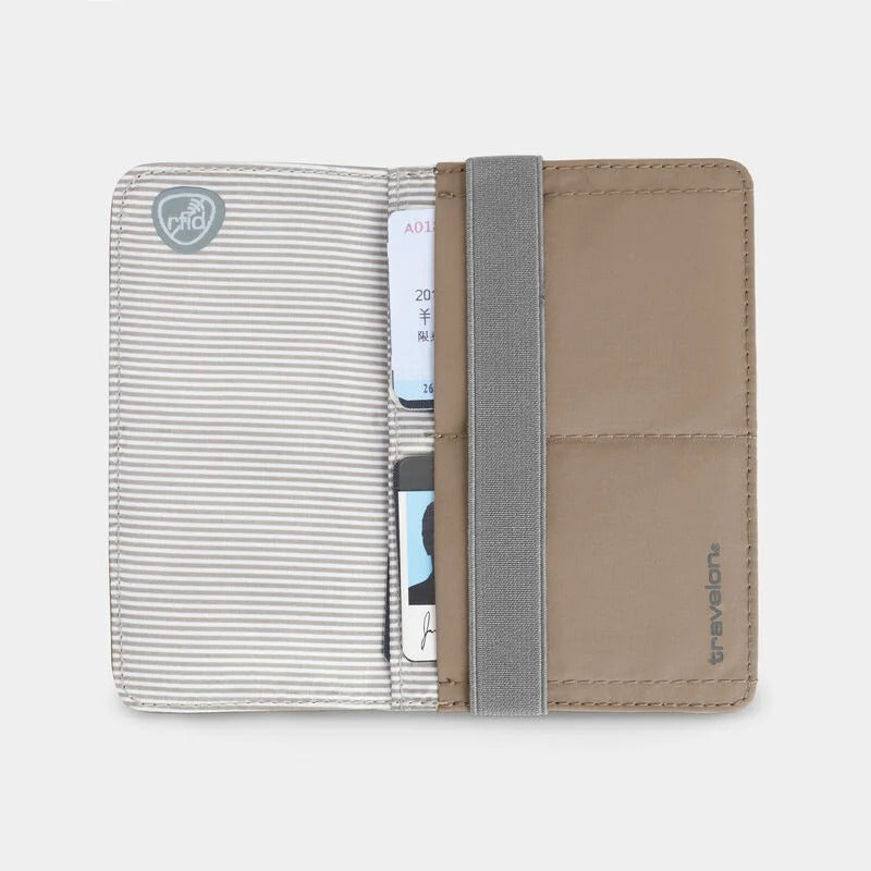 Travelon RFID Blocking Flap Closure Passport Case 10