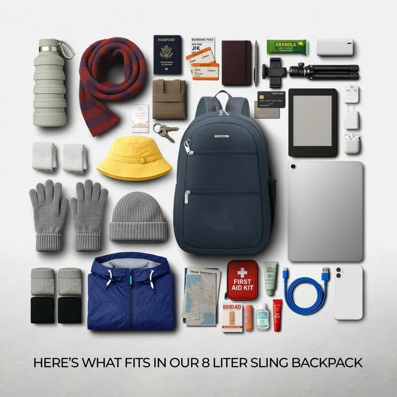 Travelon Anti-Theft Classic Convertible Sling Backpack 48