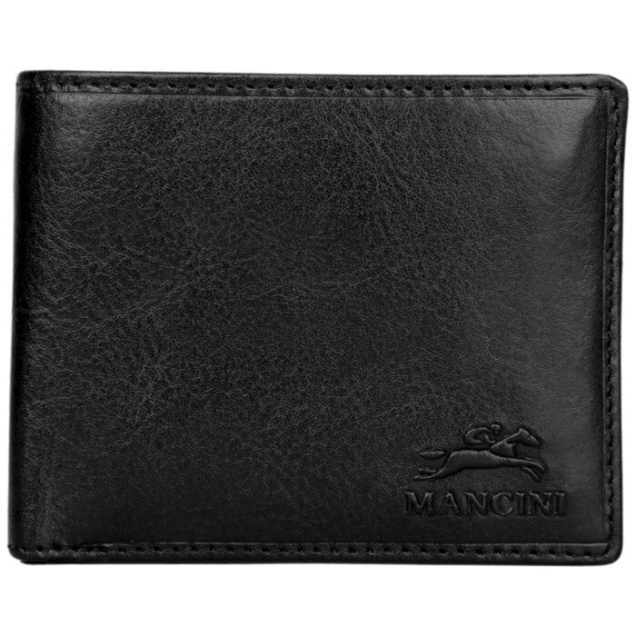 Mancini Pelle D’oro RFID Secure Left Wing Billfold 1