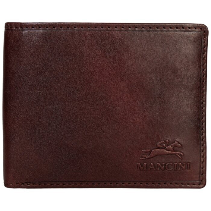 Mancini Pelle D’oro RFID Secure Left Wing Billfold 2