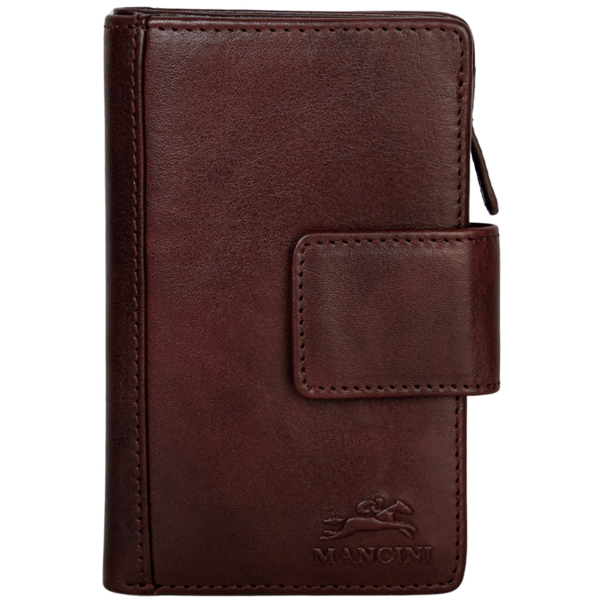 Mancini Pelle D’oro RFID Secure Medium Clutch Wallet 1