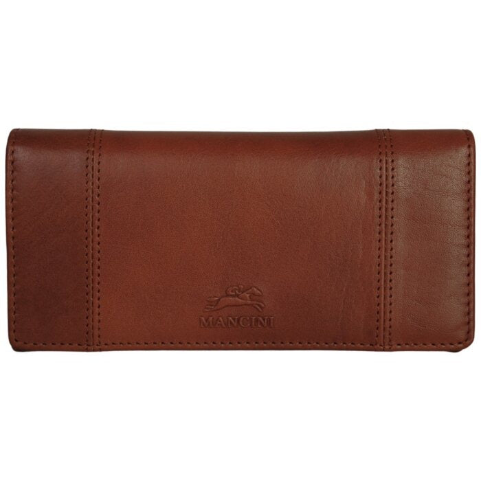 Mancini Pelle D’oro RFID Secure Trifold Wallet 15