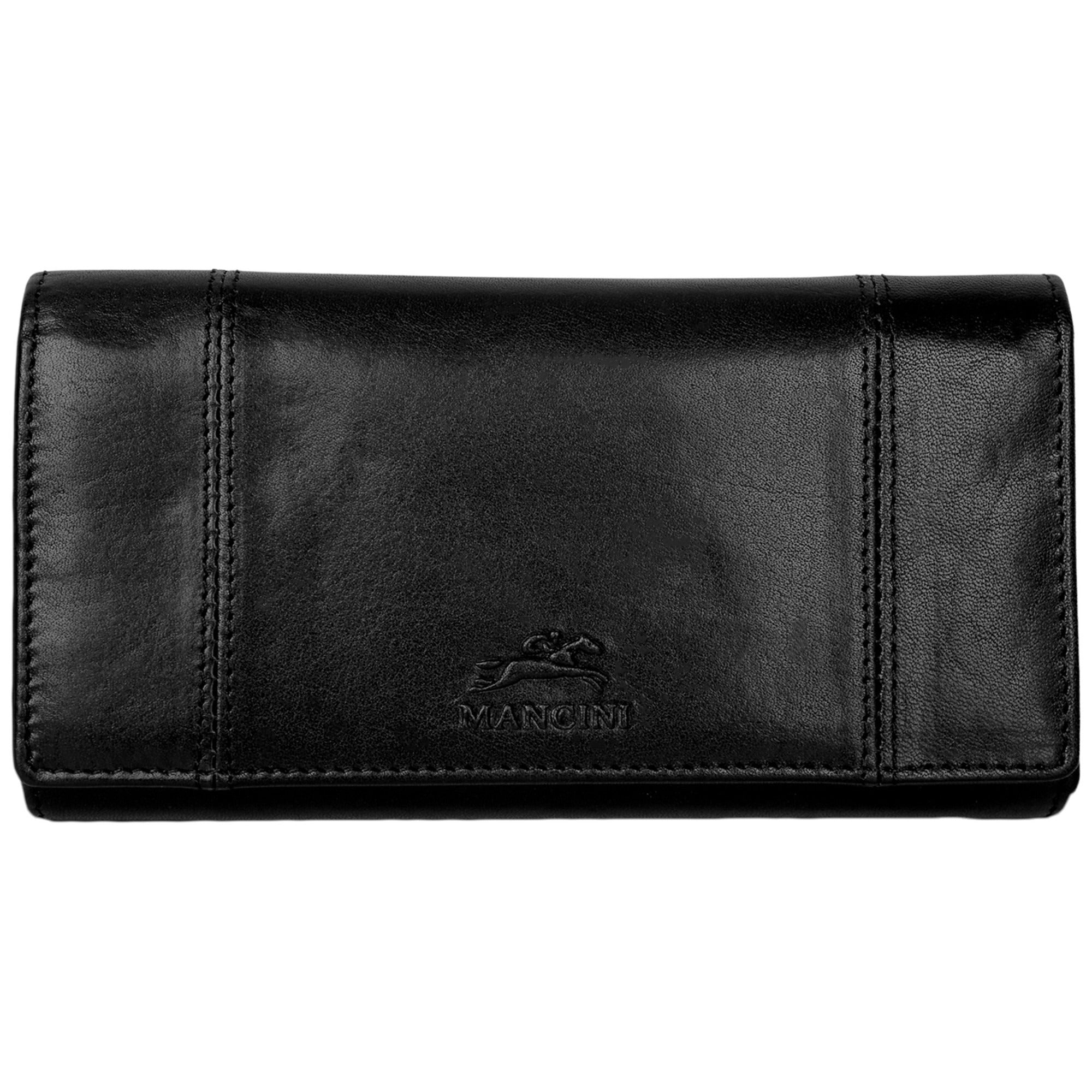 Mancini Pelle D’oro RFID Secure Quad Fold Wallet 5