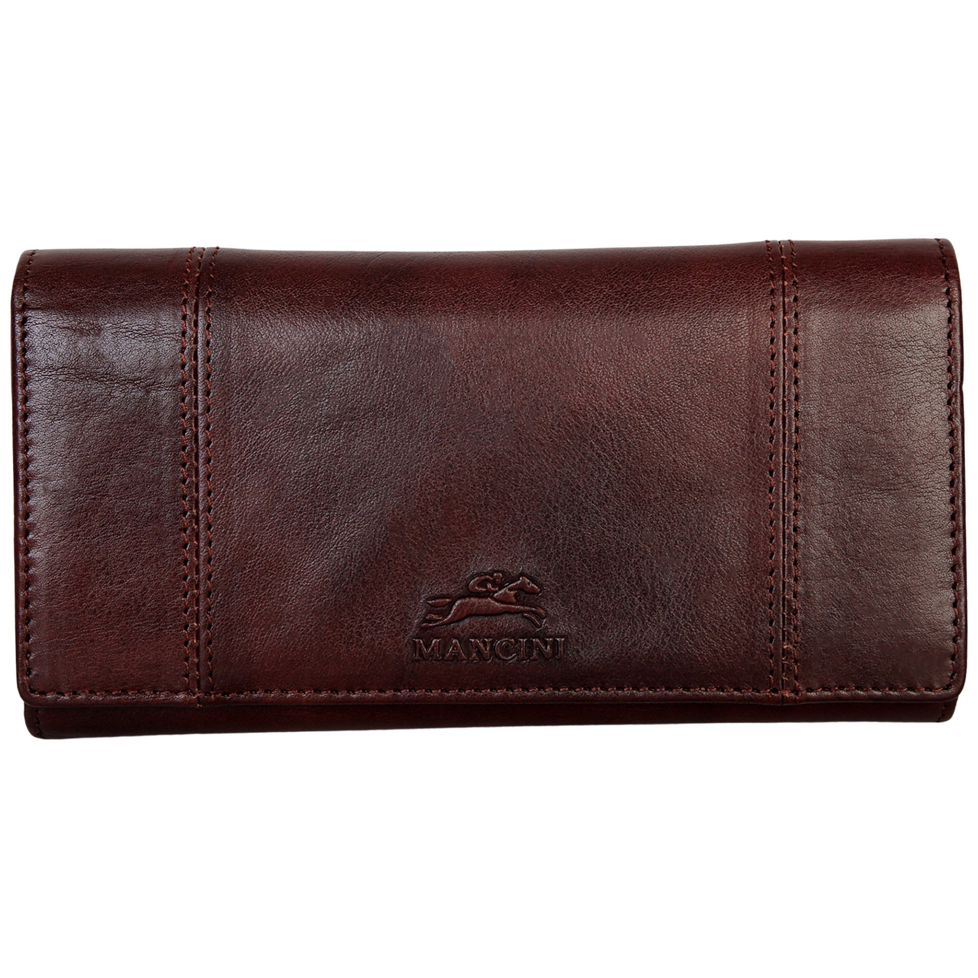 Mancini Pelle D’oro RFID Secure Quad Fold Wallet 2