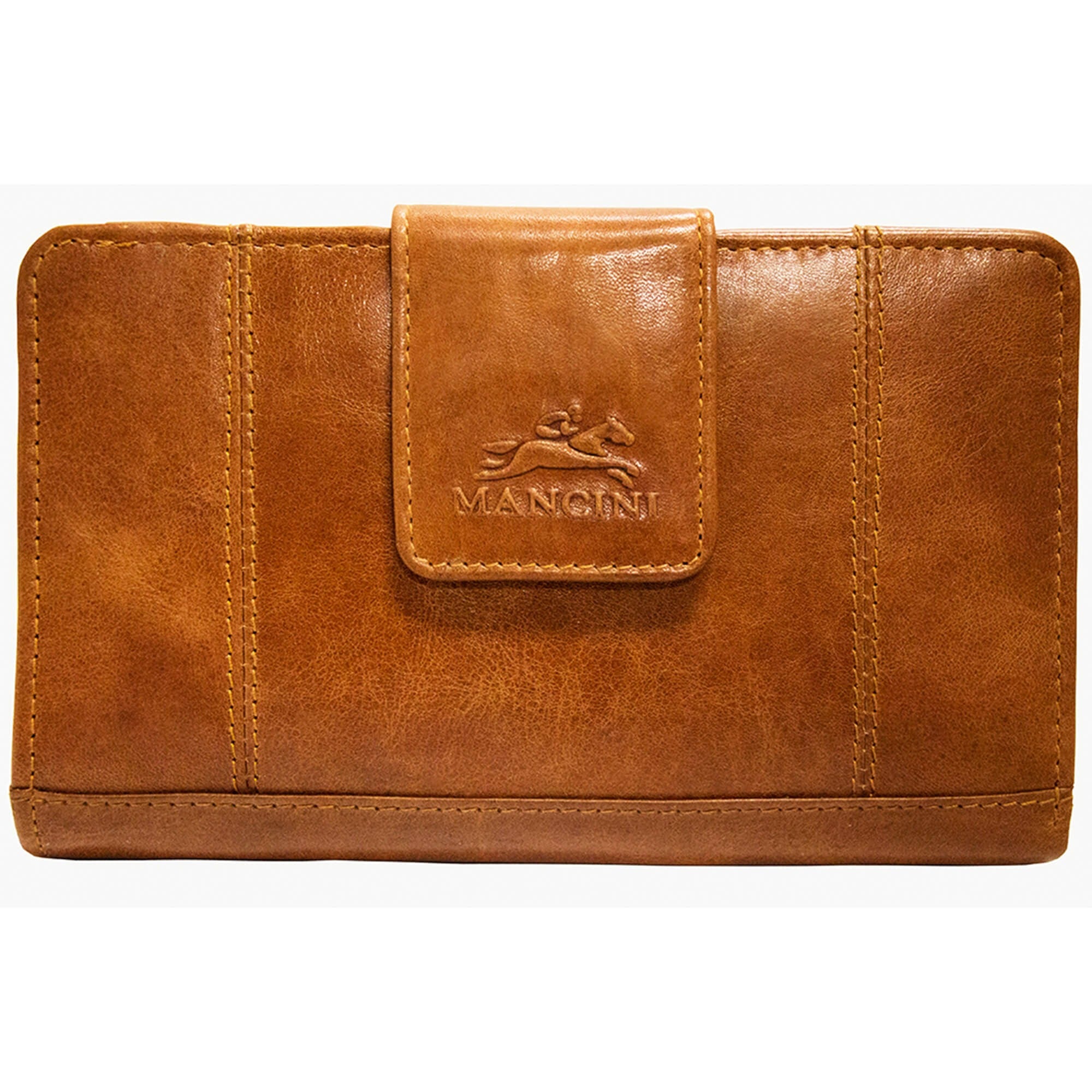 Mancini Casablanca Ladies’ RFID Secure Medium Clutch Wallet 4