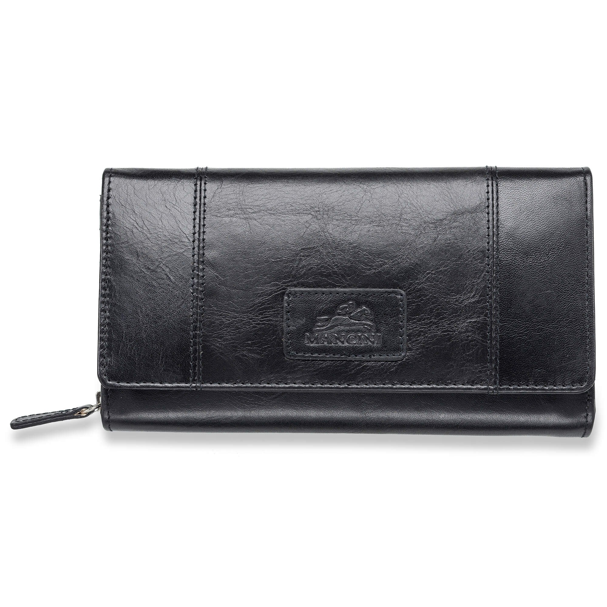 Mancini Casablanca Ladies’ RFID Secure Medium Clutch Wallet 1
