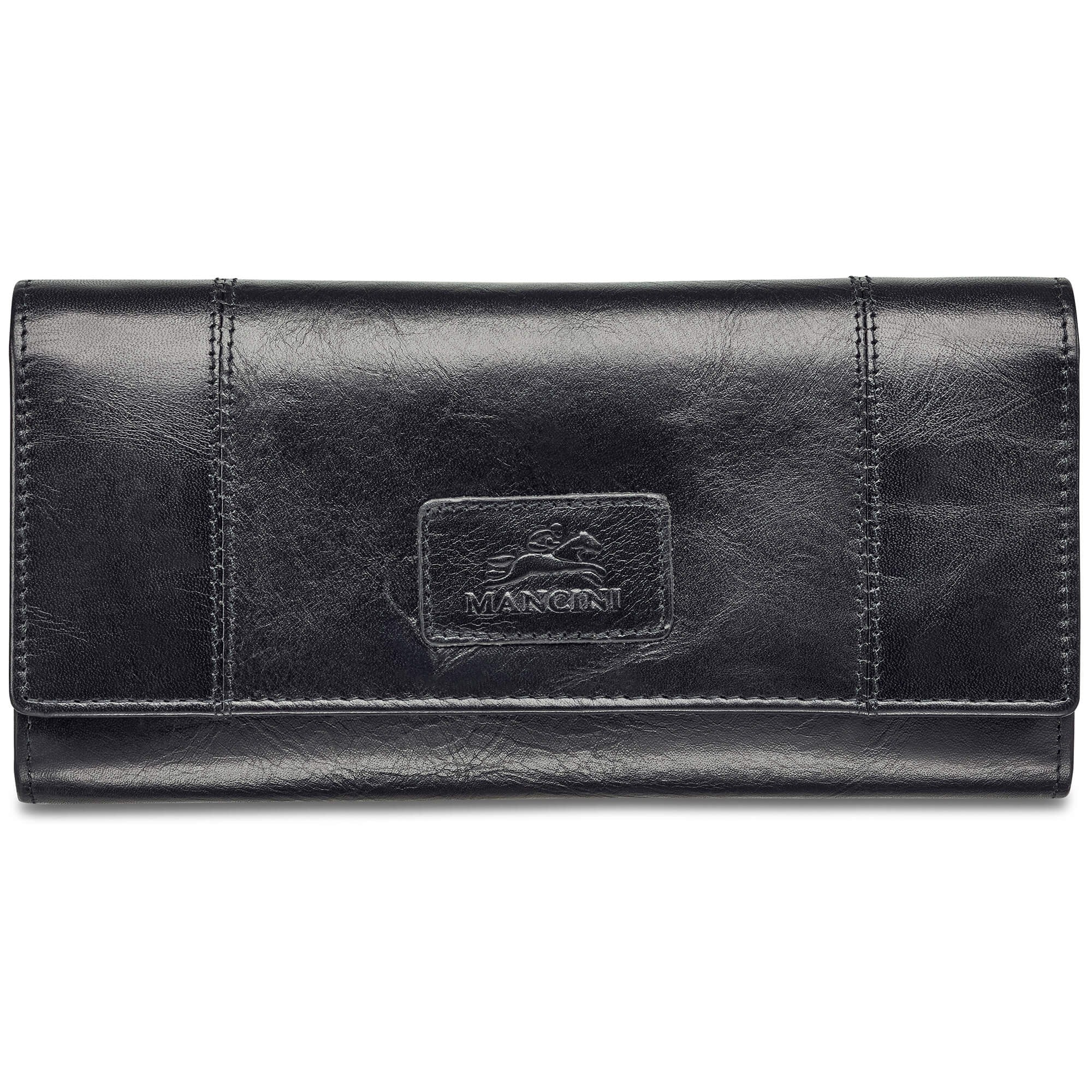 Mancini Casablanca Ladies’ RFID Secure Trifold Wallet 21