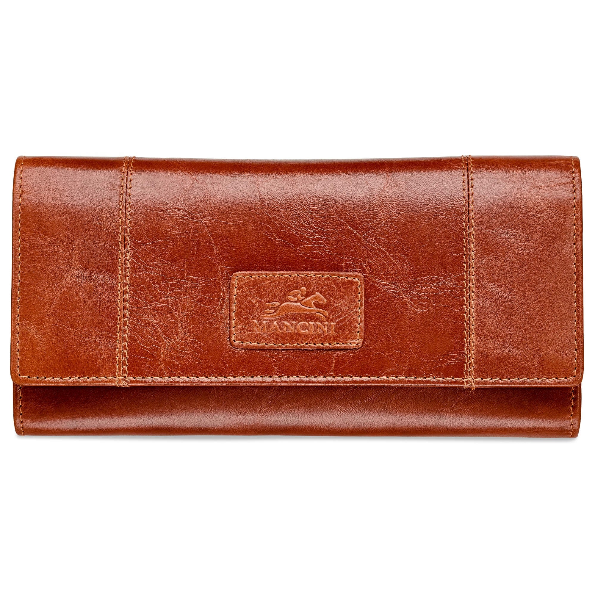 Mancini Casablanca Ladies’ RFID Secure Trifold Wallet 5