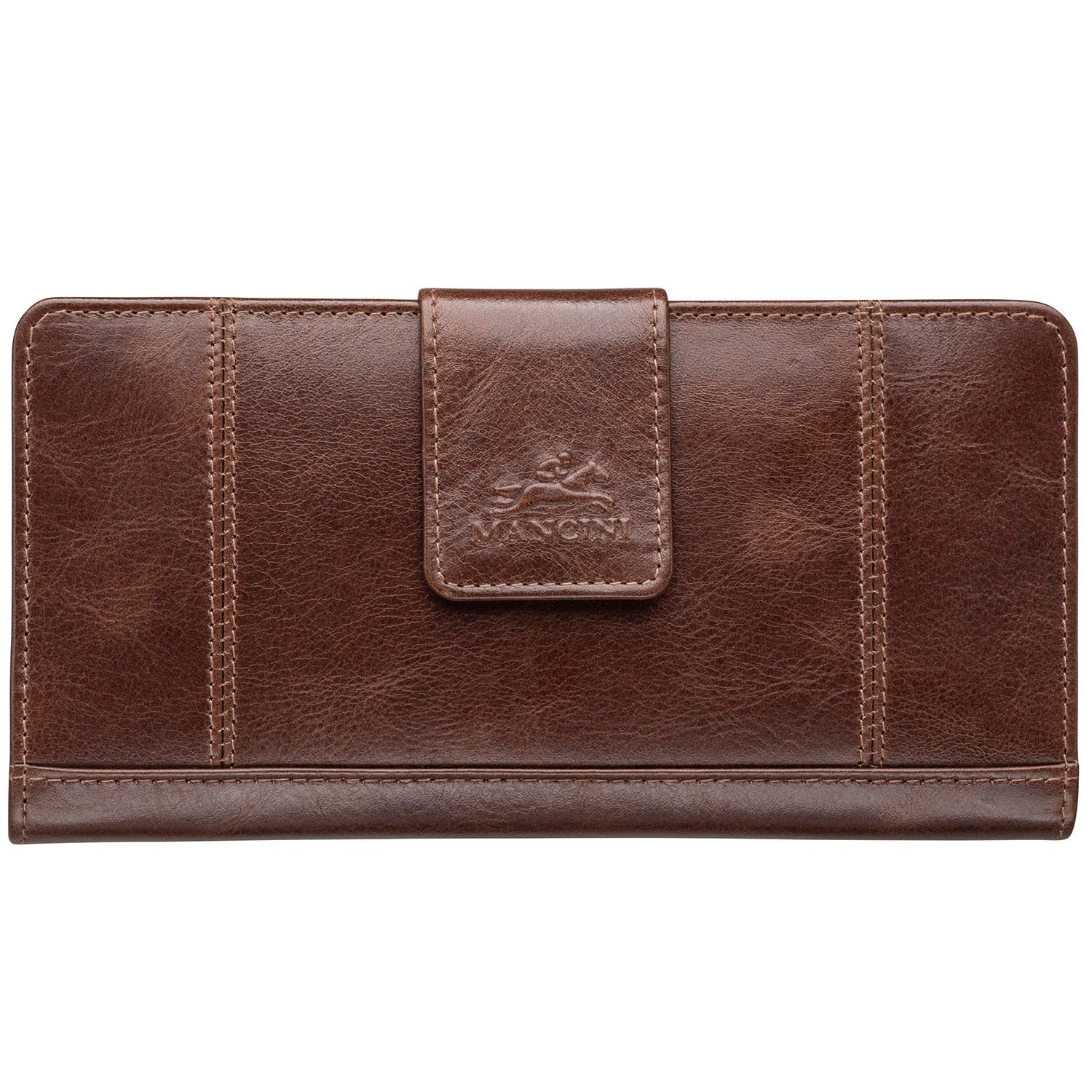 Mancini Casablanca Ladies’ RFID Secure Clutch Wallet 13