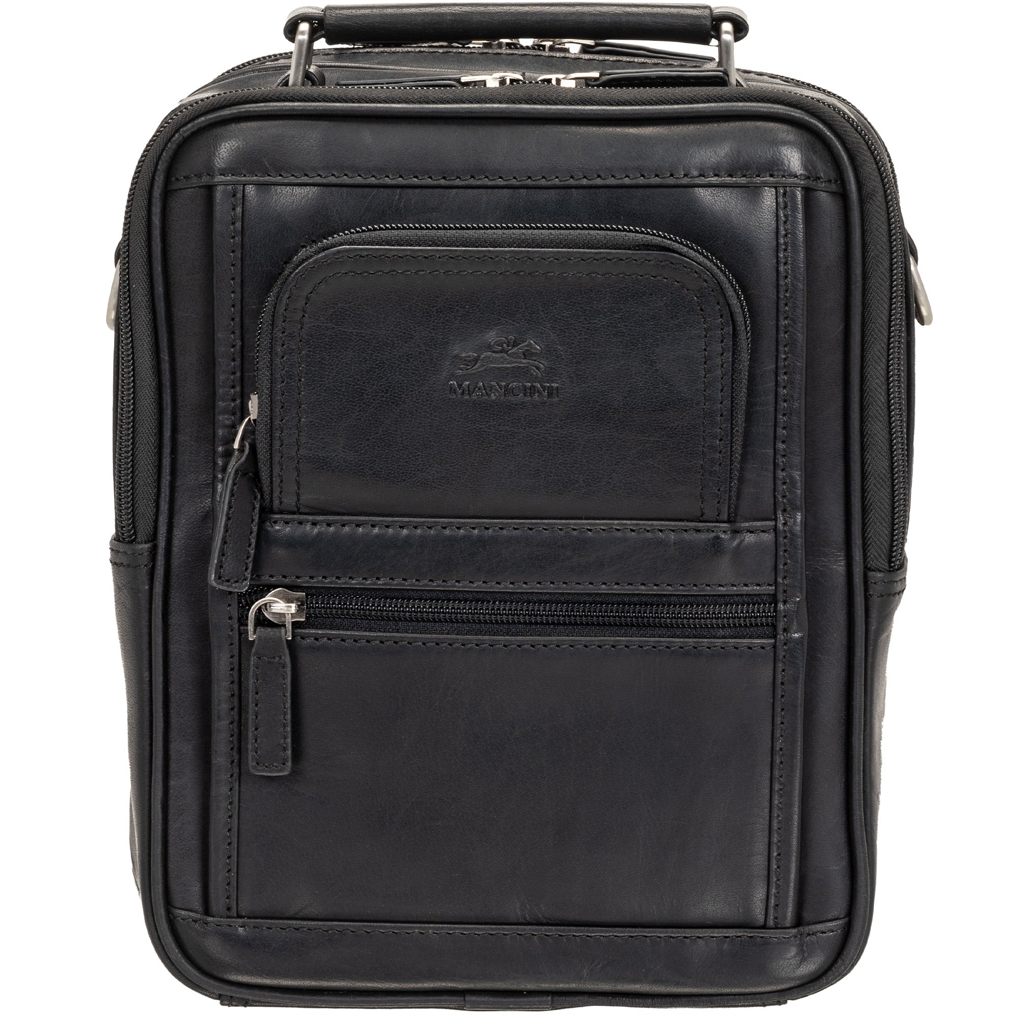 MANCINI Buffalo Large Unisex Bag with Zippered Rear Organizer 1