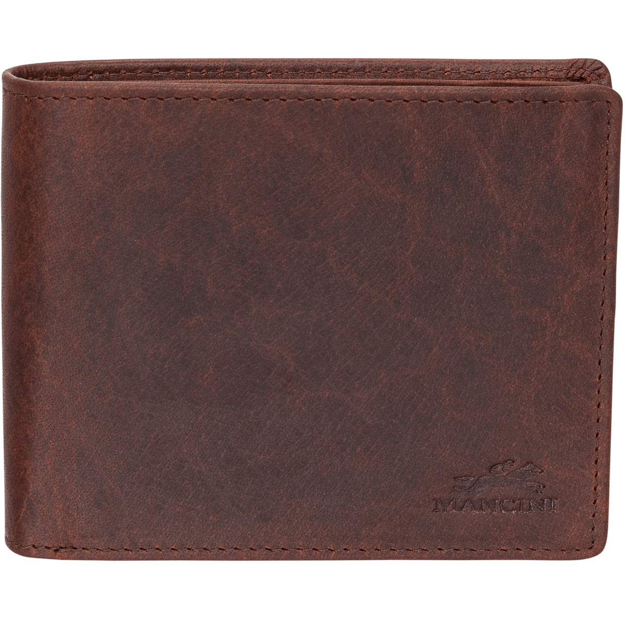 MANCINI Buffalo RFID Secure Wallet with Coin Pocket 12