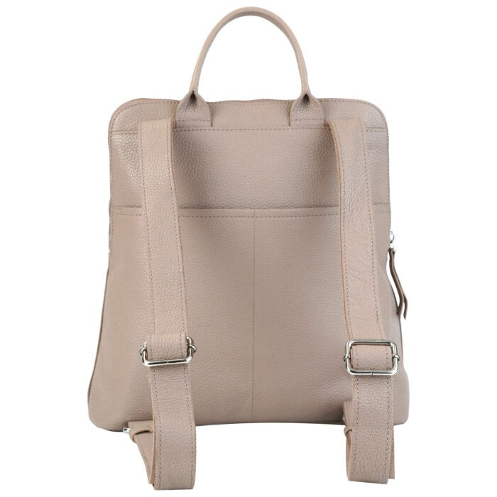 Sac à dos en cuir grainé Mancini 10