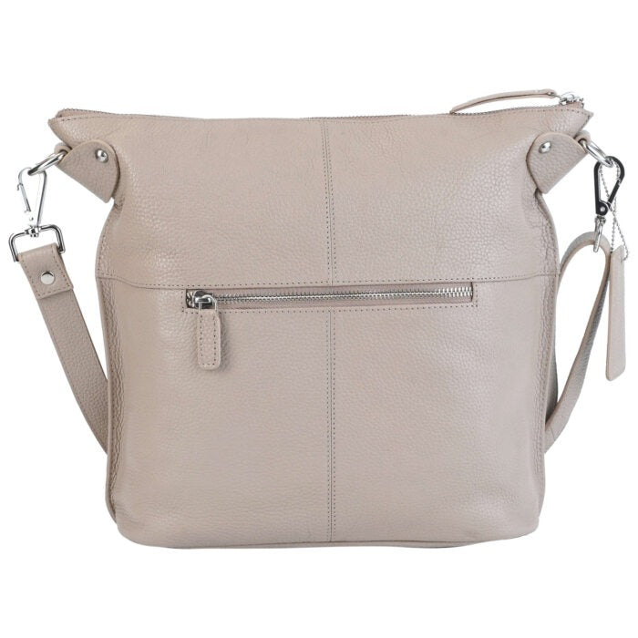 Mancini Pebbled Susan Crossbody Hobo 5