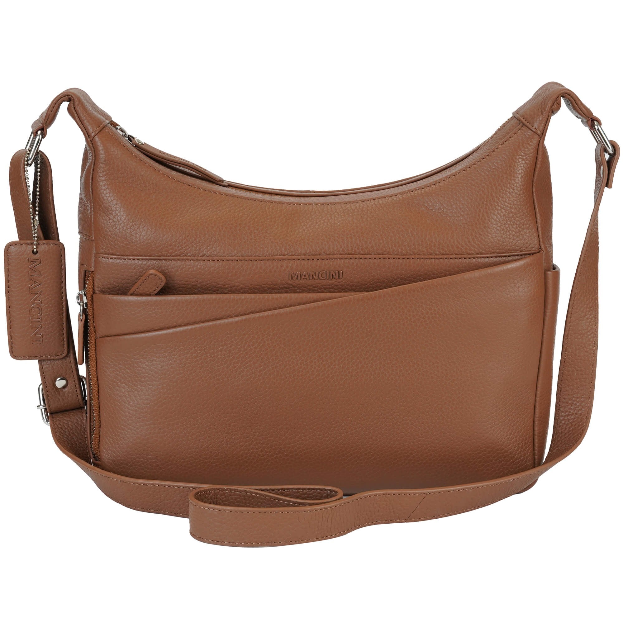 MANCINI Pebbled June Crossbody Handbag 2