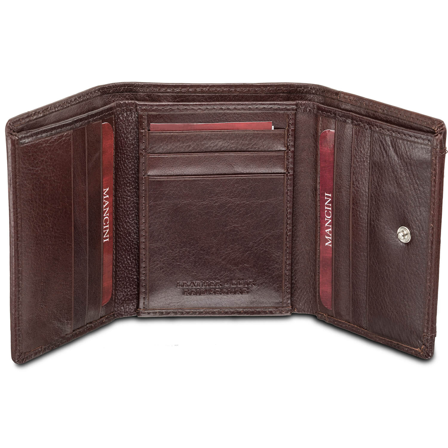 MANCINI LEATHER WALLET TRIFOLD EQUESTRIAN COLLECTION Wallet.