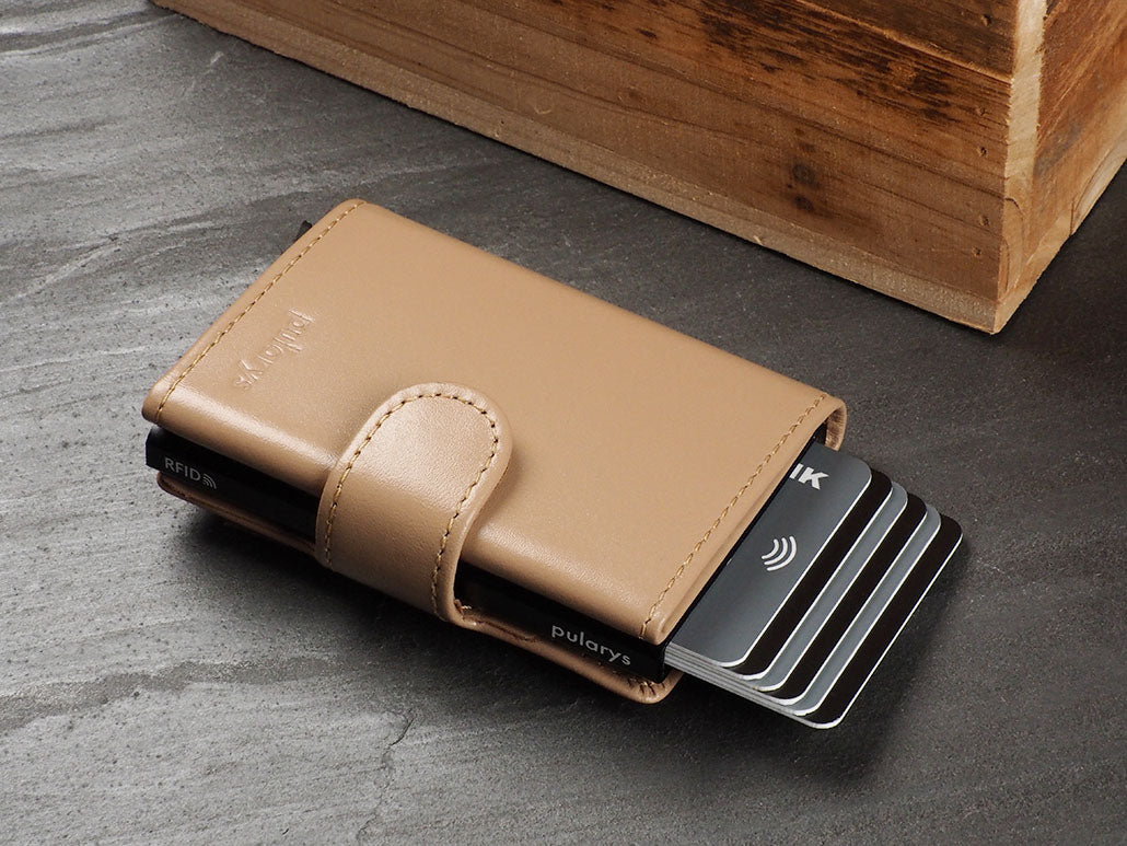 Pularys Soho Zip Line Italia Leather Beige