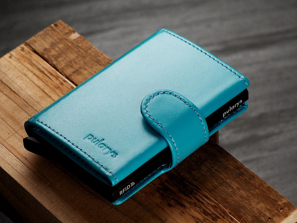 Pularys Soho Zip Line Italia Leather Turquoise 5
