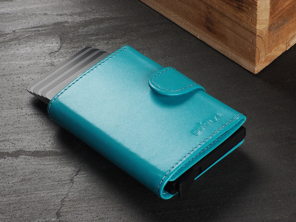 Pularys Soho Zip Line Italia Leather Turquoise 13