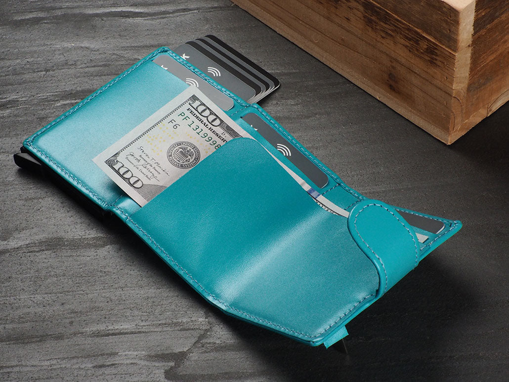 Pularys Soho Zip Line Italia Leather Turquoise 14