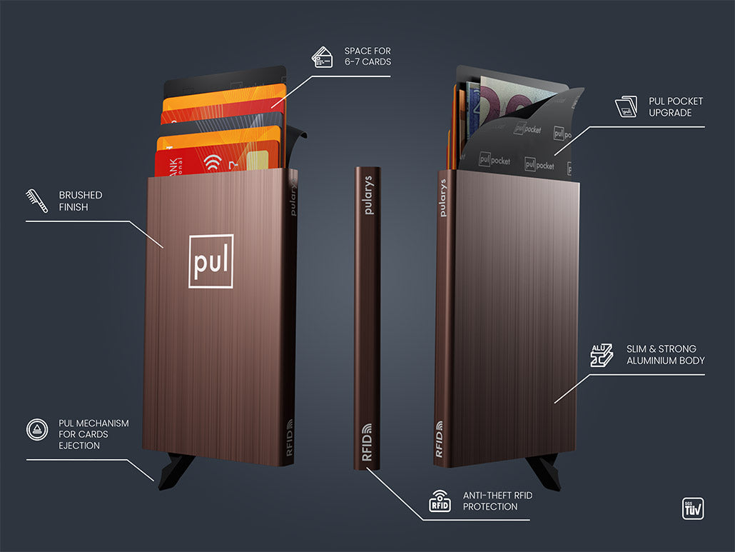 Pularys Zen Line Brushed Aluminum Brown 5