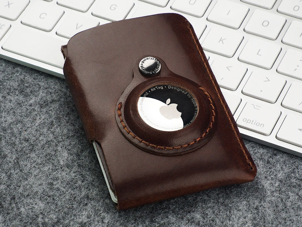 Pularys Hobby Line for AirTag Nomad Leather Brown 4