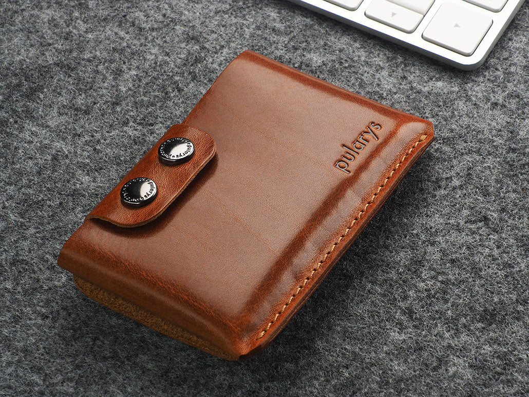 Pularys Hobby Line for AirTag Nomad Leather Cognac 10