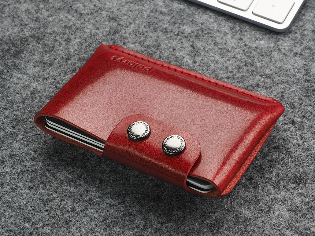 Pularys Hobby Line for AirTag Nomad Leather Red 8