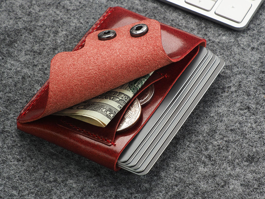 Pularys Hobby Line for AirTag Nomad Leather Red
