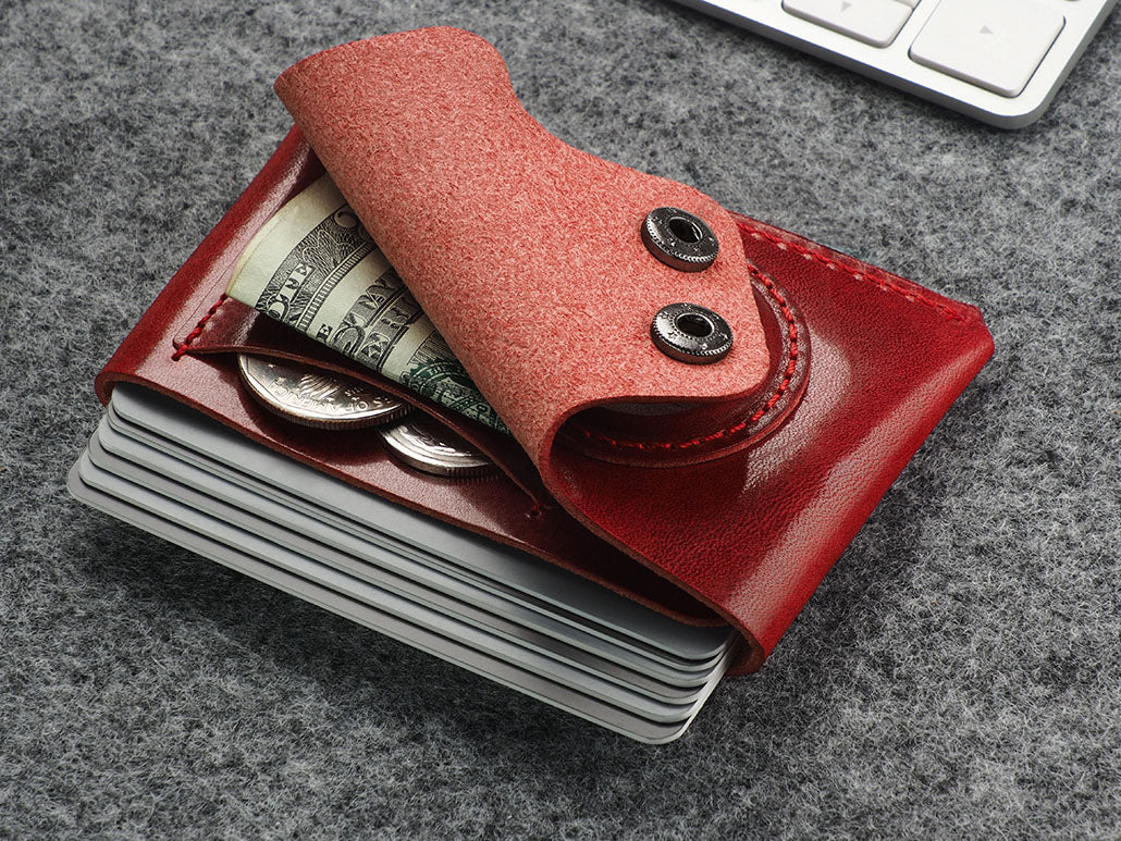 Pularys Hobby Line for AirTag Nomad Leather Red 3